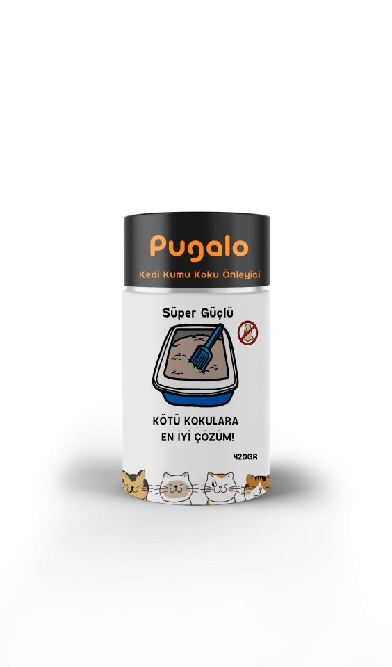 PUGALO Kedi Kumu Koku Giderici 420 Gr Aktif Karbon Koku Giderici