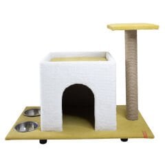 Pugalo Mama ve Su Taslı Kedi Evi Turuncu