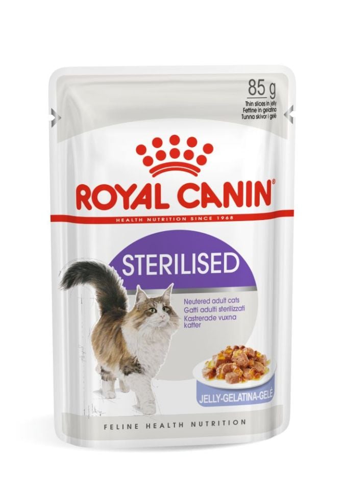 Royal Canin Sterilised Jelly Pouch 85 gr 12'li Yetişkin Kedi Yaş Maması
