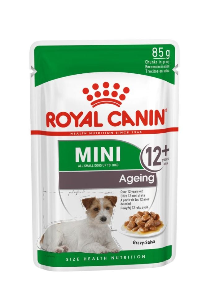 Royal Canin Mini +12 Ageing Pouch 85 gr 12'li Yaşlı Köpek Yaş Maması 12x85 Gr