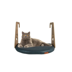 Pugalo Peluş Kalorifer Kedi Yatağı Lacivert