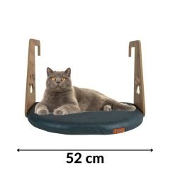 Pugalo Peluş Kalorifer Kedi Yatağı Lacivert