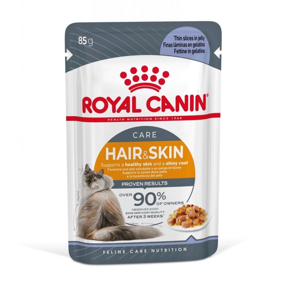 Royal Canin Pouch Gravy Hair & Skin Care Yetişkin Kedi Yaş Maması 12x85 gr