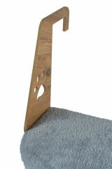 Pugalo Peluş Kalorifer Kedi Yatağı Gri