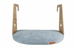 Pugalo Peluş Kalorifer Kedi Yatağı Gri