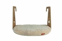 Pugalo Peluş Kalorifer Kedi Yatağı Şampanya