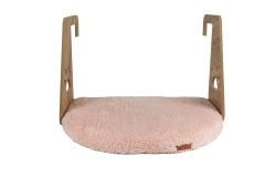 Pugalo Peluş Kalorifer Kedi Yatağı Peluş Pembe