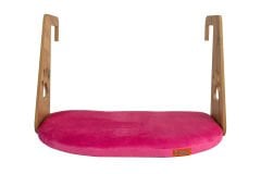 Pugalo Peluş Kalorifer Kedi Yatağı Kumaş Pembe