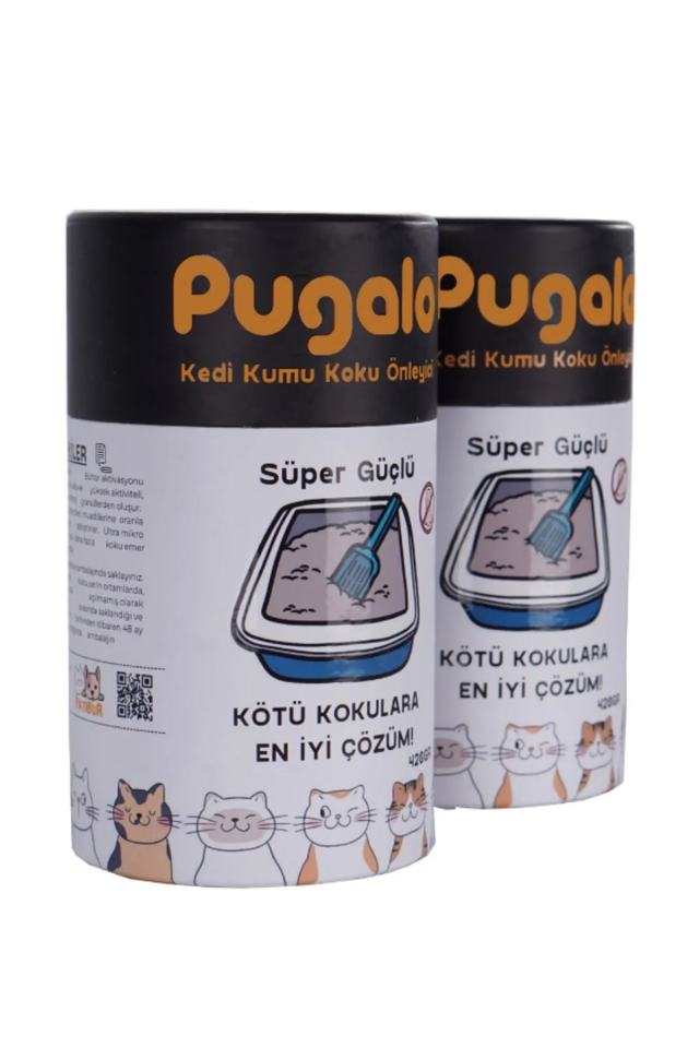 Kedi Kumu Koku Giderici 420 Gr Aktif Karbon Koku Giderici 2'li