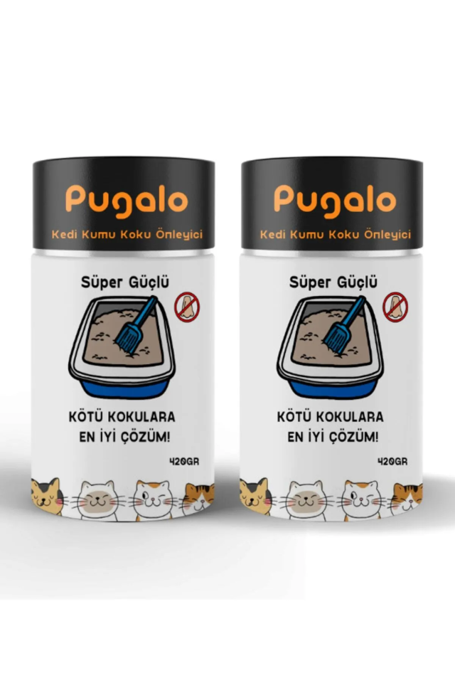 Kedi Kumu Koku Giderici 420 Gr Aktif Karbon Koku Giderici 2'li