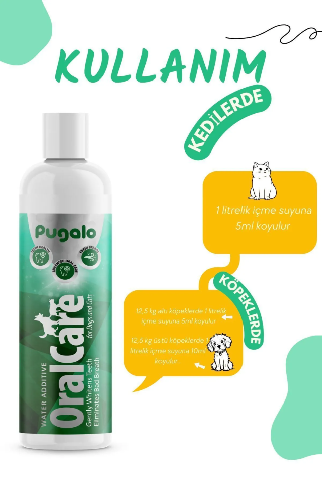 Köpek Ve Kedi Suya Damlatılan Koku Önleyici Ağız Ve Diş Bakım Damlası