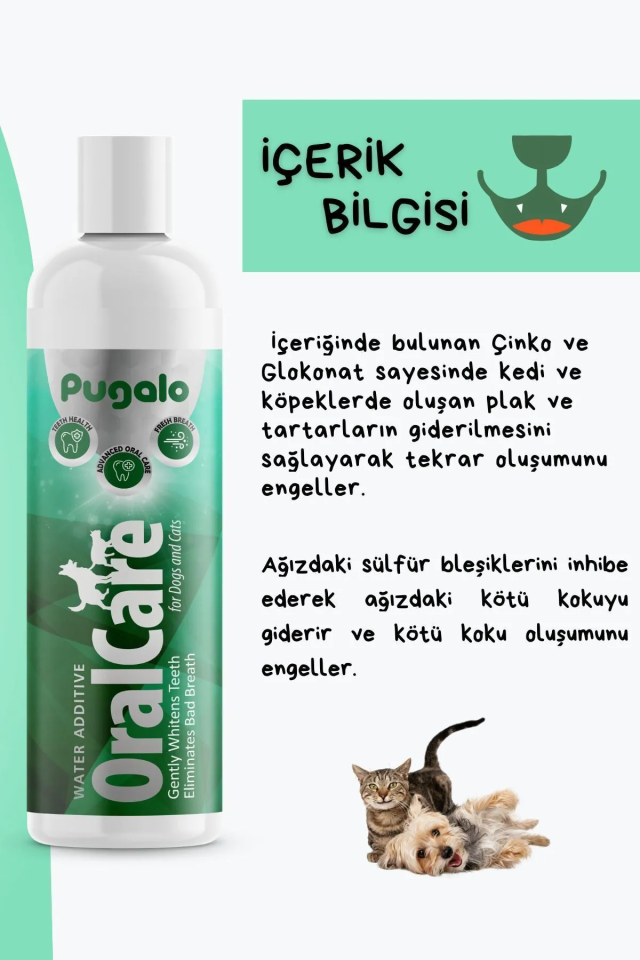 Köpek Ve Kedi Suya Damlatılan Koku Önleyici Ağız Ve Diş Bakım Damlası