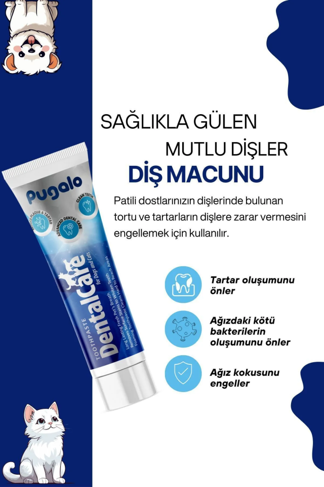 Kediler Için Tartar Önleyici Enzymatic Diş macunu 100 ml