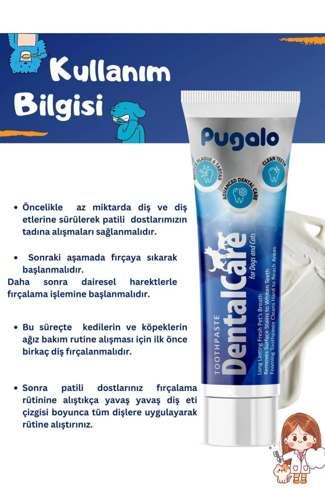 Kediler Için Tartar Önleyici Enzymatic Diş macunu 100 ml