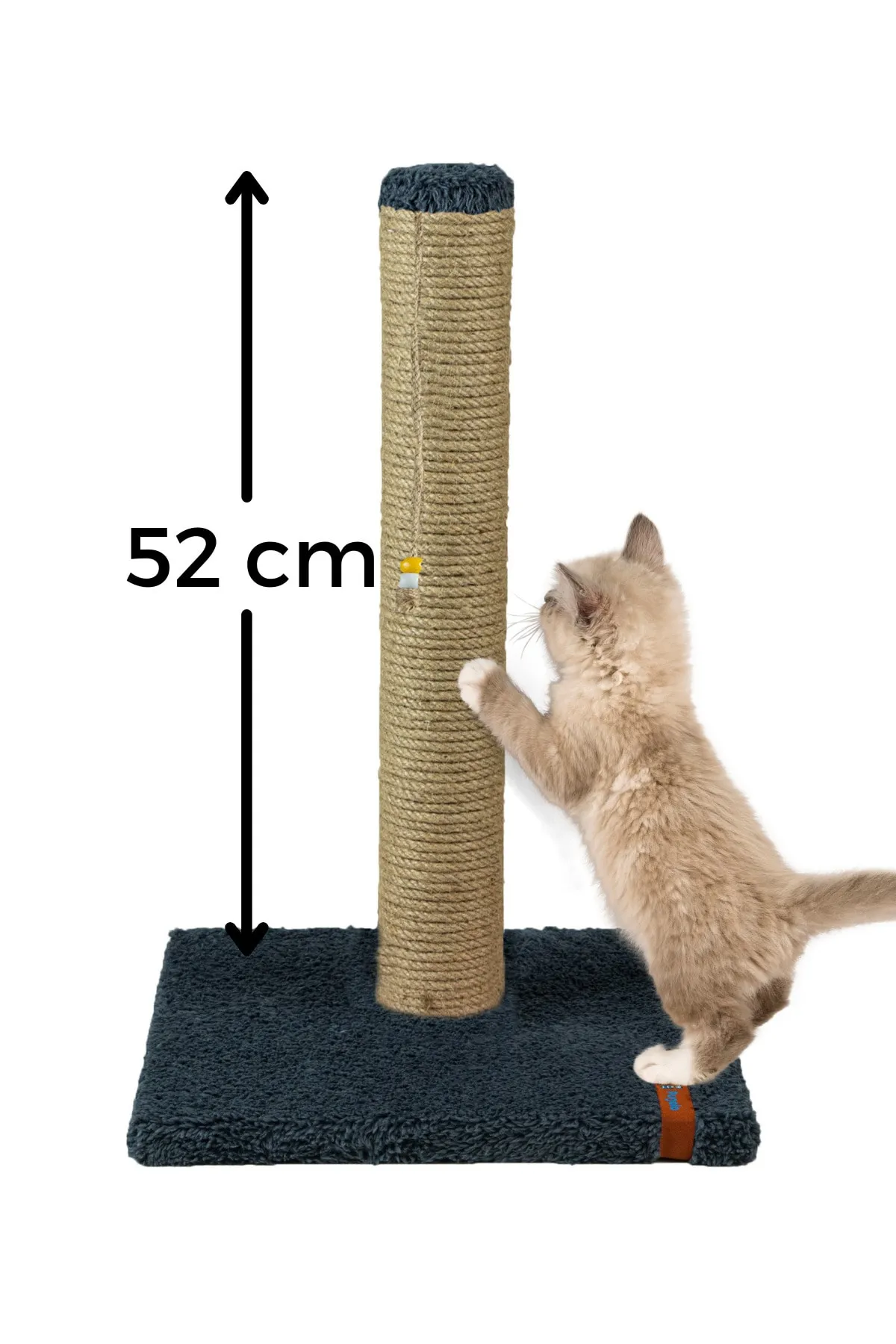 Pugalo 52cm Lüx Tırmalama Tahtası Catnipli Jüt Tırmalama  Minder Yüzey Yeşil