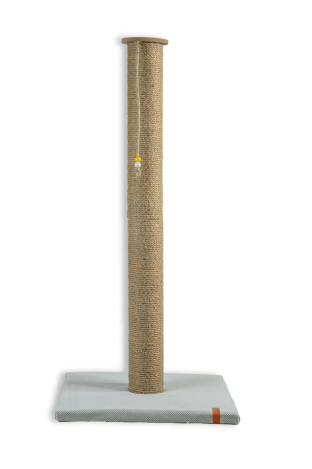 Pugalo 65 Cm Büyük Kedi Tırmalama Tahtası Catnipli Uzun Tırmalama Tahtası Gri