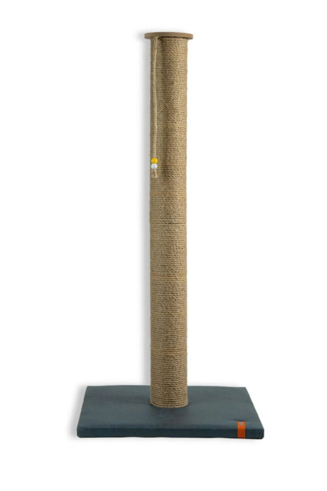 Pugalo 65 Cm Büyük Kedi Tırmalama Tahtası Catnipli Uzun Tırmalama Tahtası Lacivert