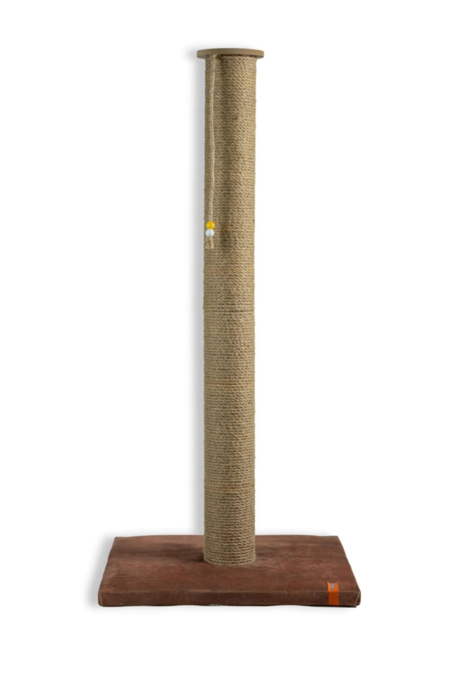 Pugalo 65 Cm Büyük Kedi Tırmalama Tahtası Catnipli Uzun Tırmalama Tahtası Kahverengi