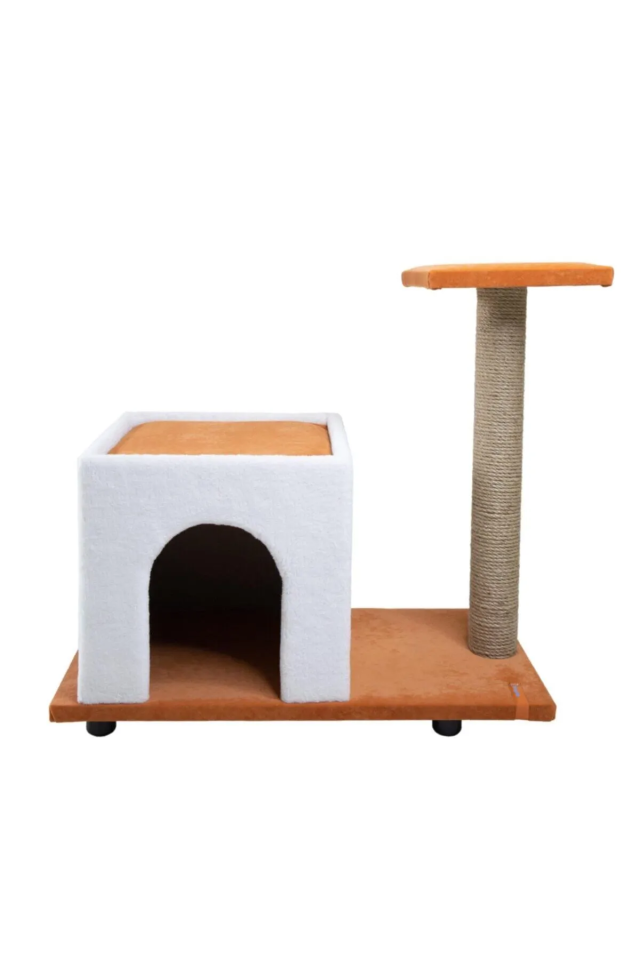 Pugalo Yataklı Küçük Kedi Evi