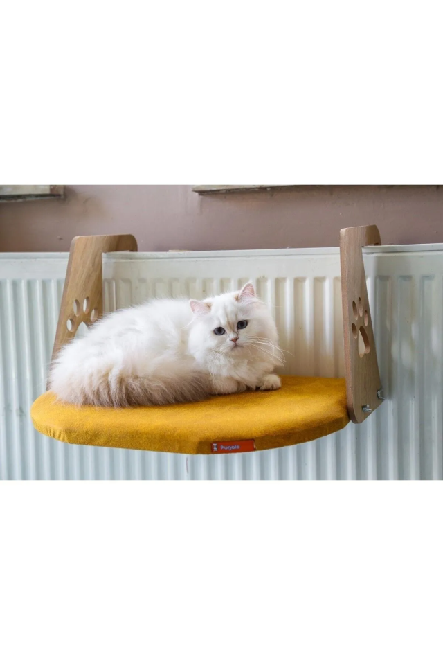 Pugalo Kalorifer Petek Radyatör Yatağı Kedi Geniş Kalorifer Yatağı Peluş