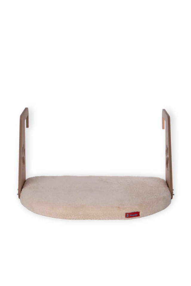 Pugalo Kalorifer Petek Radyatör Yatağı Kedi Geniş Kalorifer Yatağı Peluş Şampanya