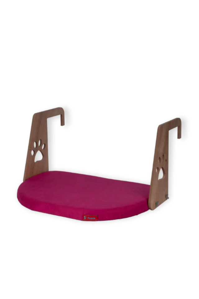 Pugalo Kalorifer Petek Radyatör Yatağı Kedi Geniş Kalorifer Yatağı Peluş Pembe