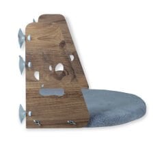 Pugalo Vantuzlu Kedi Cam Yatağı Gri