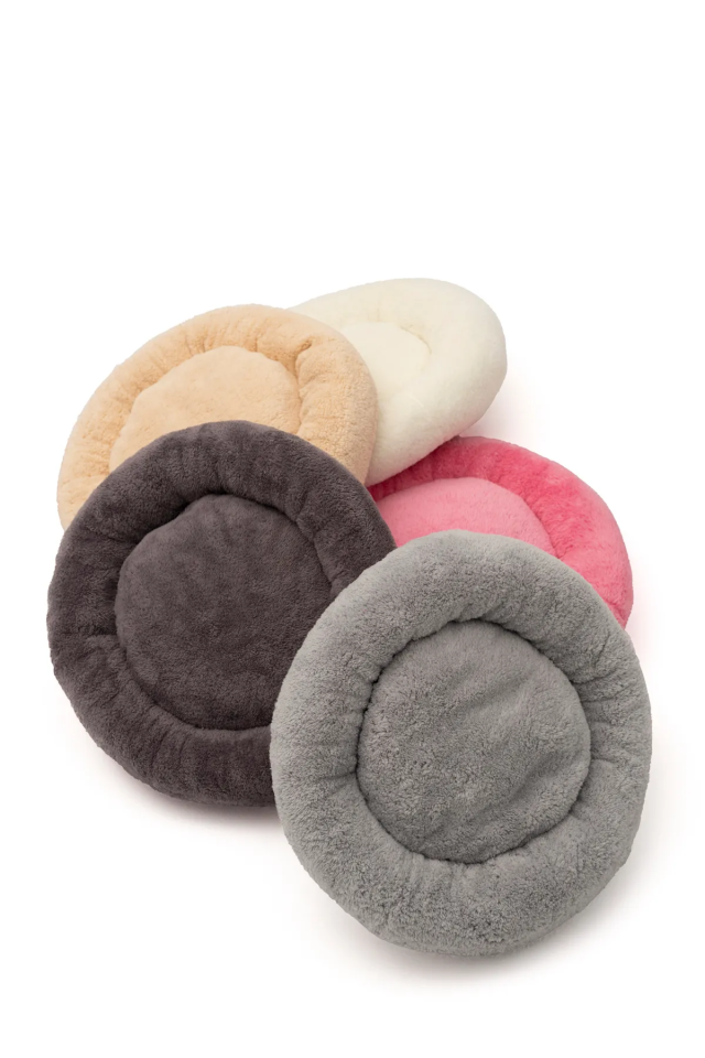 Pugalo Peluş Kedi ve Köpek Yatağı  Ekonomik Kedi ve Köpek Yatağı Krem