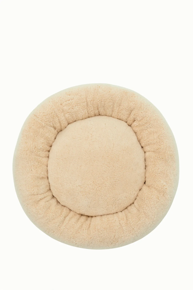 Pugalo Peluş Kedi ve Köpek Yatağı  Ekonomik Kedi ve Köpek Yatağı Krem