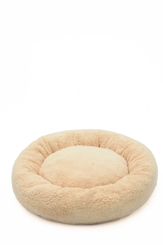 Pugalo Peluş Kedi ve Köpek Yatağı  Ekonomik Kedi ve Köpek Yatağı Krem