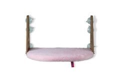 Pugalo Vantuzlu Kedi Cam Yatağı Pembe