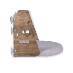 Pugalo Vantuzlu Kedi Cam Yatağı Pembe