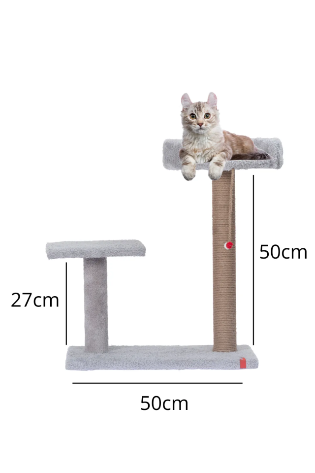 Pugalo Hoppala Kedi Tırmalaması Sünger Kenar Gri