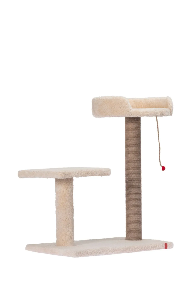 Pugalo Hoppala Kedi Tırmalaması Sünger Kenar Krem
