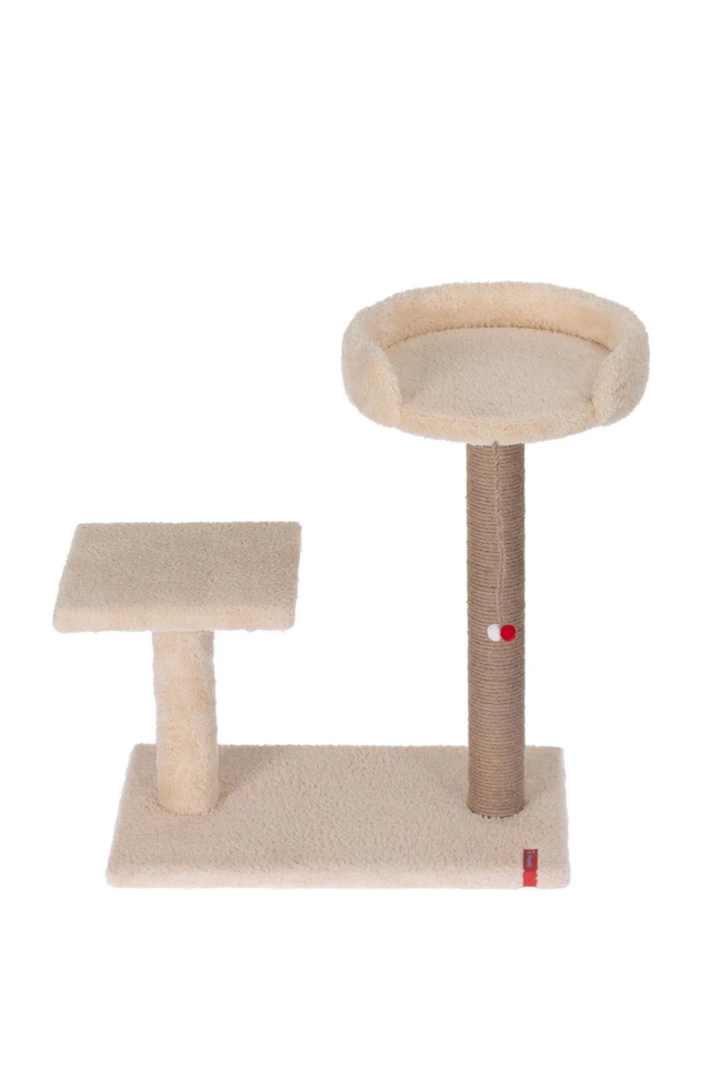 Pugalo Hoppala Kedi Tırmalaması Sünger Kenar Krem