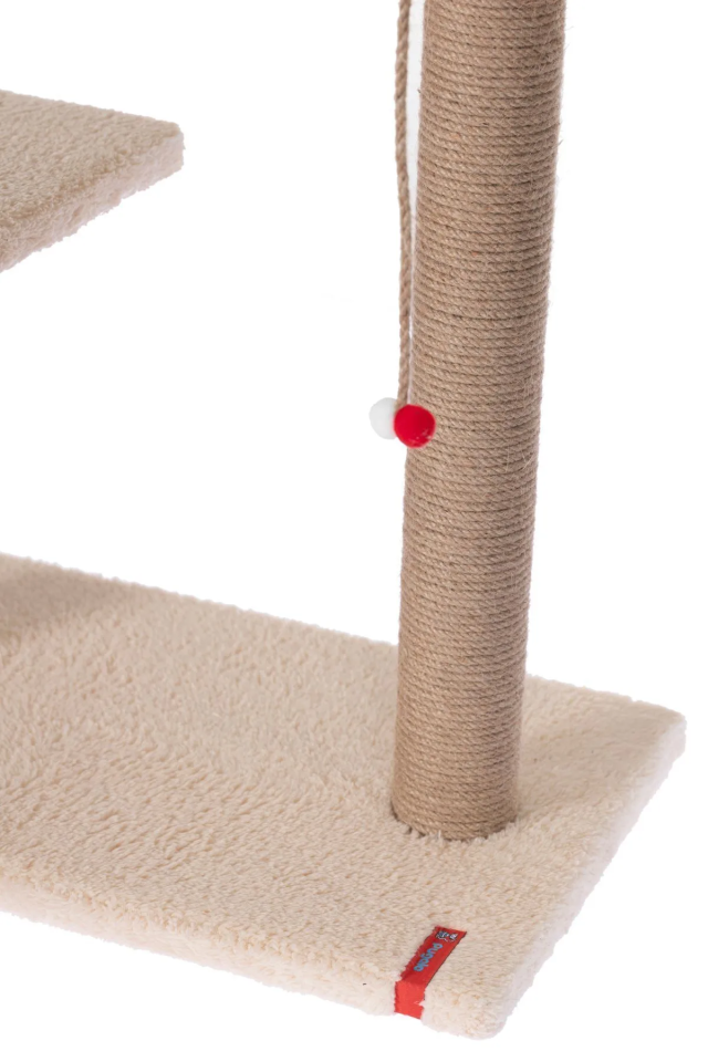 Pugalo Hoppala Kedi Tırmalaması Sünger Kenar Krem