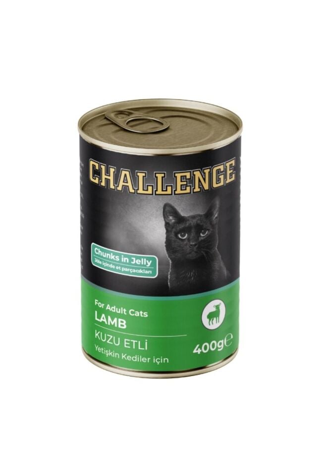 Challenge Kuzu Etli Yetişkin Kedi Konservesi 400 Gr
