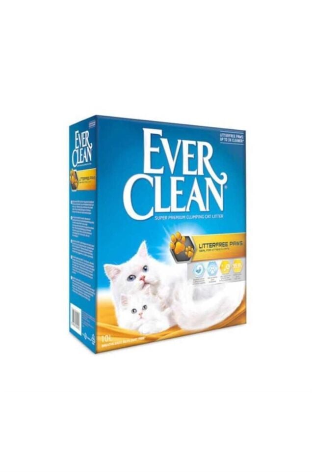 Ever Clean Litterfree Paws (PATİLERE YAPIŞMAYAN) Kedi Kumu 10 Lt