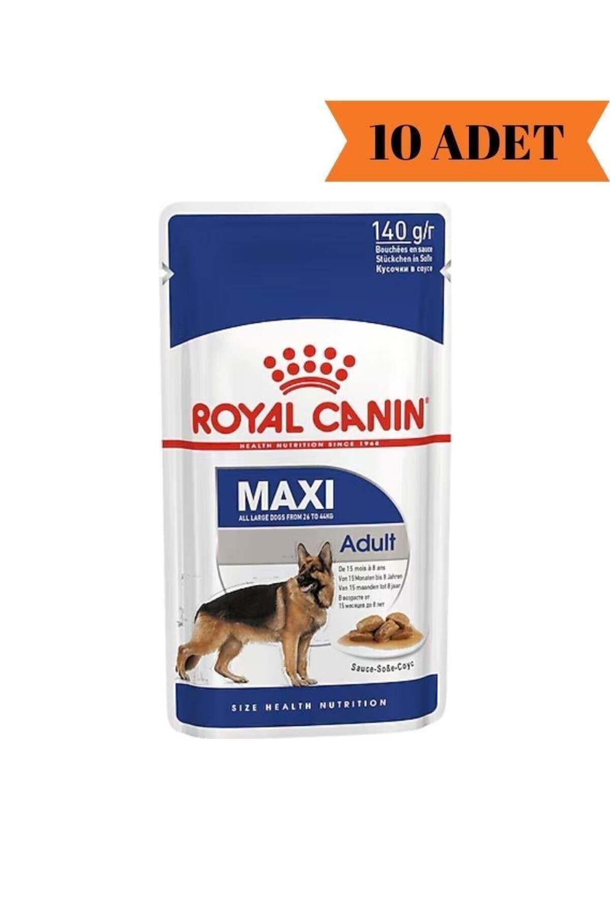 Maxi Adult Yetişkin Köpek Yaş Maması 140 gr X 10 Adet