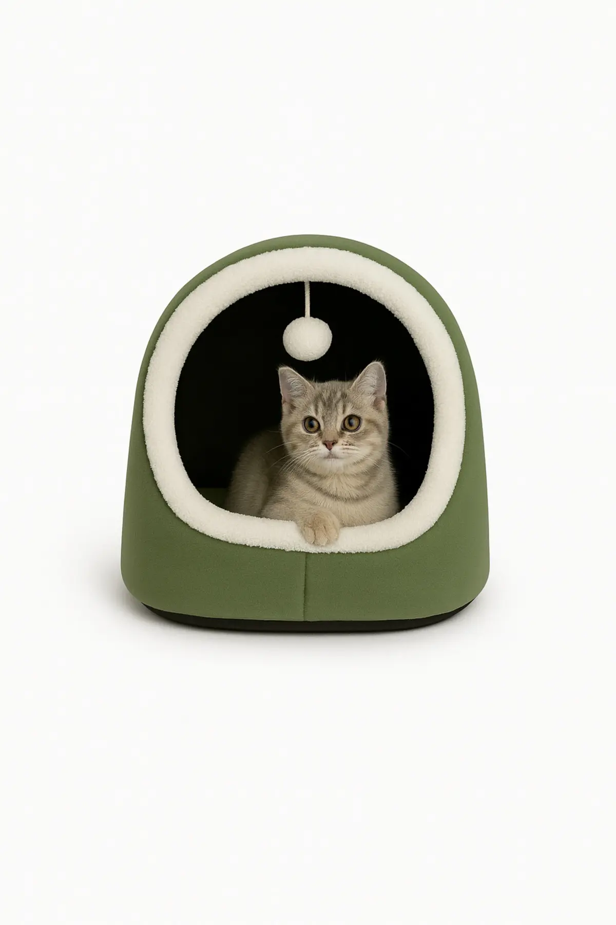 Pugalo Alaska Model Kedi Evi Yeşil