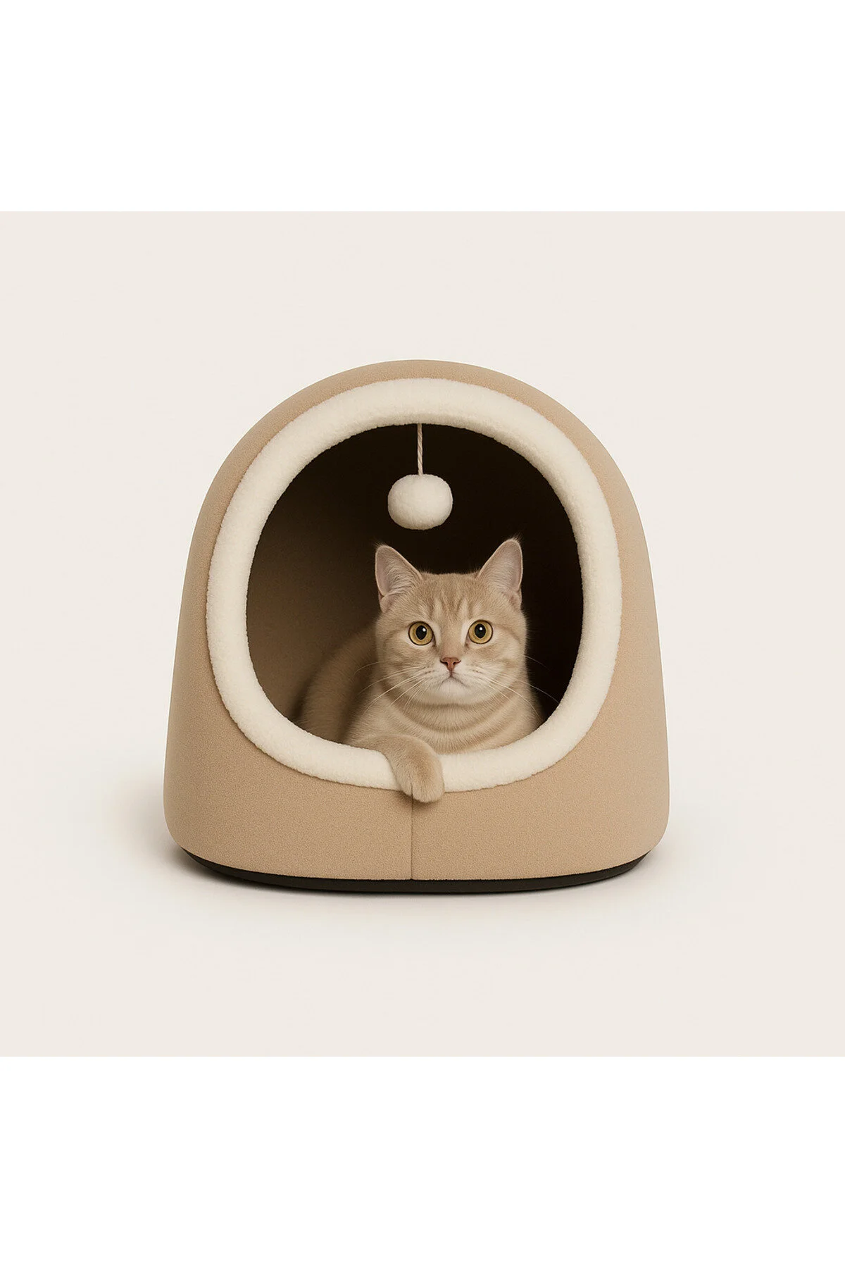 Pugalo Alaska Model Kedi Evi Sütlü Kahve