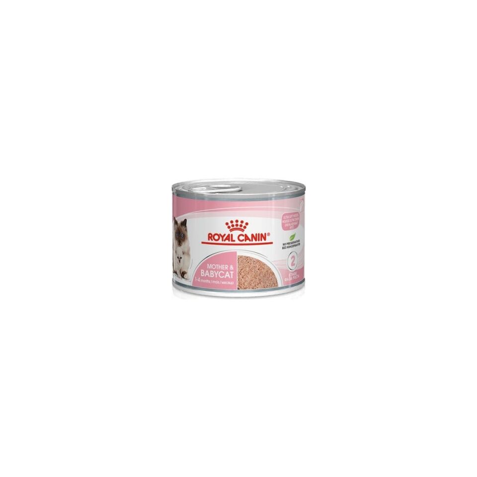 Mother&babycat Gebe/laktasyondaki Anne Ve Yavru Kedi Için Kedi Konservesi 195g