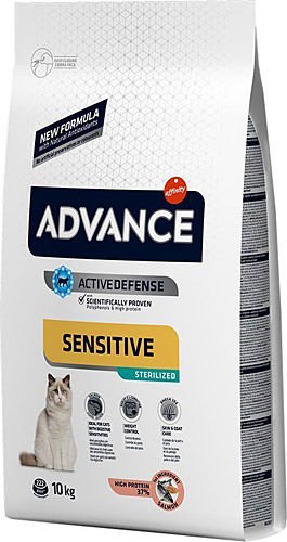 Advance Adult Sterilised Sensitive Somonlu Kısırlaştırılmış Yetişkin Kuru Kedi Maması 3 Kg